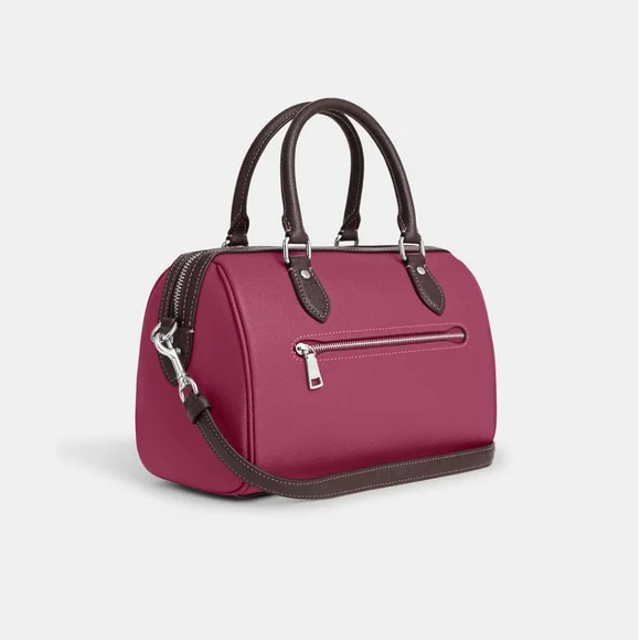 New! Rowan Satchel in Raspberry Pink Multi 🩷
